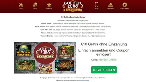 golden euro casino bonus ohne einzahlung